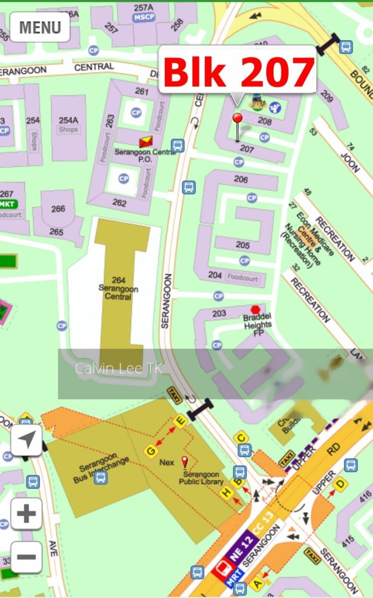Blk 207 Serangoon Central (Serangoon), HDB 3 Rooms #142391372